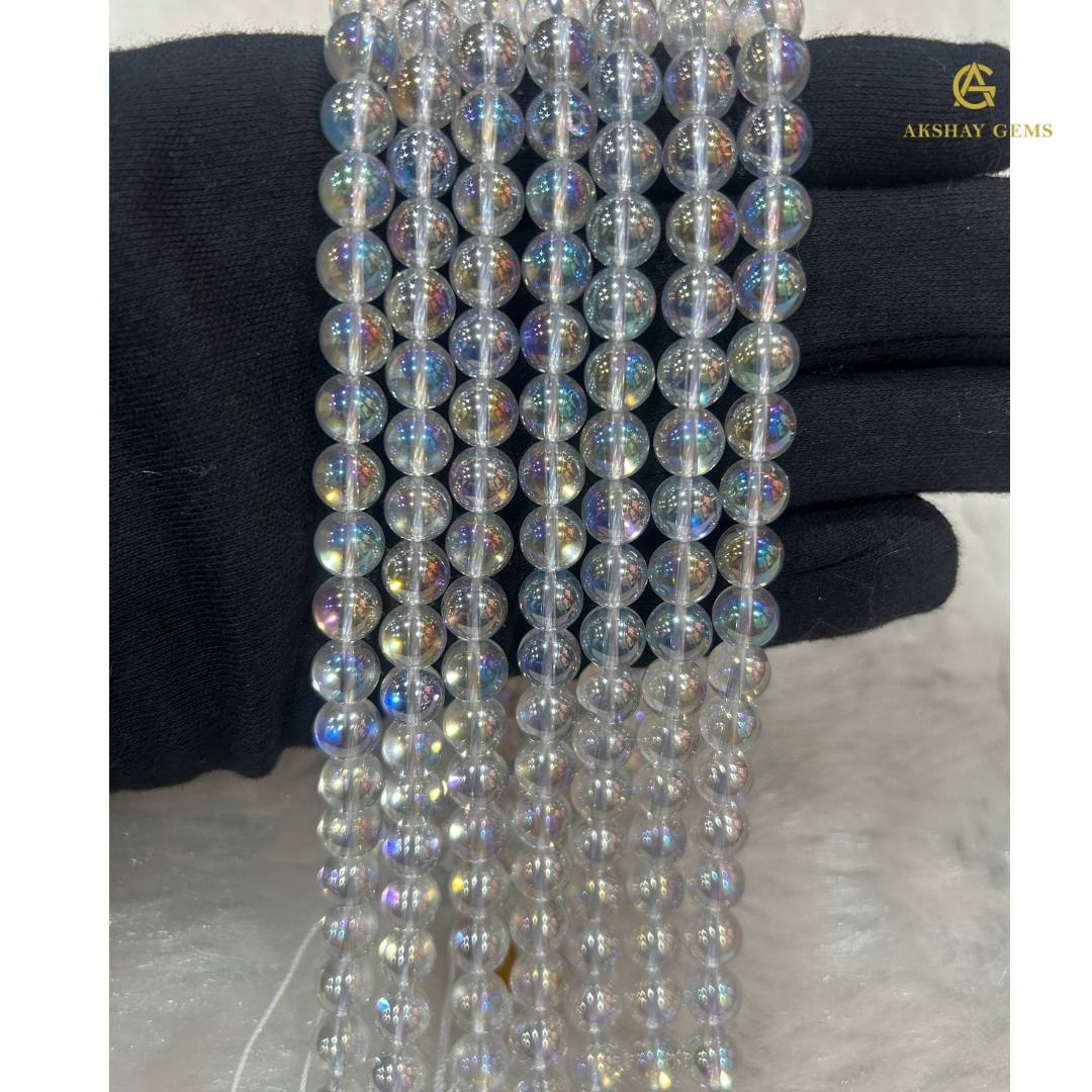 111.png Aqua Aura Clear Quartz String - Image 1