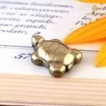 Golden Pyrite Turtle (Coated Hematite) – Vastu Decor & Good Luck Symbol - Image 2