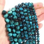 Royal Blue Tiger Eye String