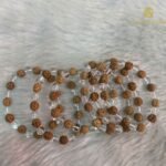 Natural Clear Quartz + Rudraksh Bracelet - Image 3