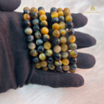 Golden Blue Tiger Eye (Cats eye) Bracelet - Image 2