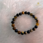 Golden Blue Tiger Eye (Cats eye) Bracelet - Image 4