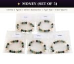 Intention Crystal Bracelet Starter Kit | 7 Designs | 5 Pcs Each | 8mm Natural Gemstone Beads | Wholesale - 35 Bracelets (7 Designs × 5 Pcs) - Image 3
