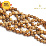 Natural Picture Jasper Round Beads Healing Gemstone Loose Beads