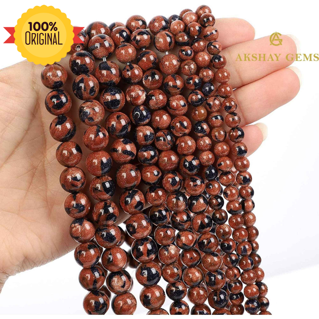 176_ef89bd36-09ee-456b-91d3-c0e3c2544db9.png Natural Mahogany Obsidian Round Beads String - Image 1