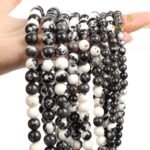 Natural Zebra Jasper Round Beads Healing Gemstone Loose Beads - Image 2