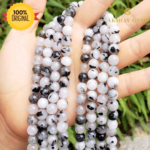 Natural Black Rutile Quartz String