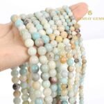 Multi Amazonite Round Beads String - Image 2