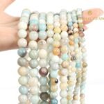 Multi Amazonite Round Beads String - Image 3