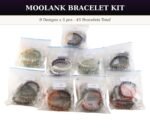 Moolank Numerology Crystal Bracelet Starter Kit | 9 Birth Numbers | 5 Pcs Each | 8mm Natural Gemstone Beads | Wholesale - 45 Bracelets (9 Numbers × 5 Pcs)