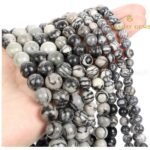 Natural Black Web Jasper String - Image 2