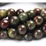 Natural Dragon Bloodstone Round Beads Healing Gemstone Loose Beads - Image 3
