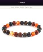 Zodiac Crystal Bracelet Starter Kit | 12 Signs | 5 Pcs Each | 8mm Natural Gemstone Beads | Wholesale - 60 Bracelets (12 Signs × 5 Pcs) + Certificate of Authenticity - Image 2