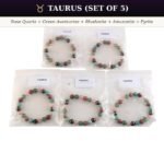 Zodiac Crystal Bracelet Starter Kit | 12 Signs | 5 Pcs Each | 8mm Natural Gemstone Beads | Wholesale - 60 Bracelets (12 Signs × 5 Pcs) + Certificate of Authenticity - Image 5