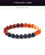 Moolank Numerology Crystal Bracelet Starter Kit | 9 Birth Numbers | 5 Pcs Each | 8mm Natural Gemstone Beads | Wholesale - 45 Bracelets (9 Numbers × 5 Pcs) - Image 18