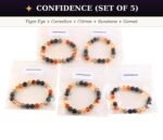 Crystal Bracelet Mega Starter Kit | Zodiac + Moolank + Intention | 28 Designs | 140 Pcs | 8mm Natural Gemstone | Wholesale - 140 Bracelets (28 Designs × 5 Pcs) + Certificate of Authenticity - Image 54