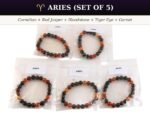 Crystal Bracelet Mega Starter Kit | Zodiac + Moolank + Intention | 28 Designs | 140 Pcs | 8mm Natural Gemstone | Wholesale - 140 Bracelets (28 Designs × 5 Pcs) + Certificate of Authenticity - Image 6