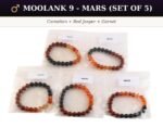 Moolank Numerology Crystal Bracelet Starter Kit | 9 Birth Numbers | 5 Pcs Each | 8mm Natural Gemstone Beads | Wholesale - 45 Bracelets (9 Numbers × 5 Pcs) - Image 19