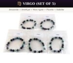 Crystal Bracelet Mega Starter Kit | Zodiac + Moolank + Intention | 28 Designs | 140 Pcs | 8mm Natural Gemstone | Wholesale - 140 Bracelets (28 Designs × 5 Pcs) + Certificate of Authenticity - Image 16