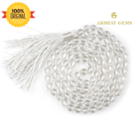 Clear Quartz (Spatik) Mala Necklace 108 Mala Beads, 108 Prayer Beads, Buddhist Meditation Mala - 8mm / With Knot