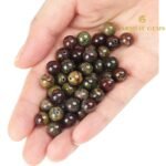 Natural Dragon Bloodstone Round Beads Healing Gemstone Loose Beads - Image 4