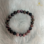 Natural Matrix Rhodonite Bracelet - Image 4
