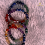 Natural 7 Chakra Stone Bracelet - Image 4