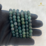Natural Moss Agate Bracelet - Image 2
