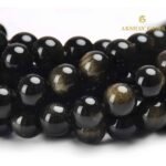 Natural Golden Obsidian String - Image 4