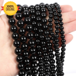 Natural BLACK OBSIDIAN STRING