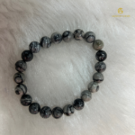 Natural Black Web Jasper Bracelet - Image 4