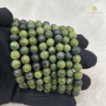 Natural Green Jade Bracelet - Image 3