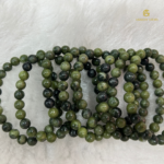Natural Green Jade Bracelet - Image 4