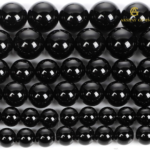 Natural BLACK OBSIDIAN STRING - Image 3