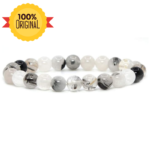 Natural Black Rutile Quartz Bracelet