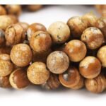 Natural Picture Jasper Round Beads Healing Gemstone Loose Beads - Image 3