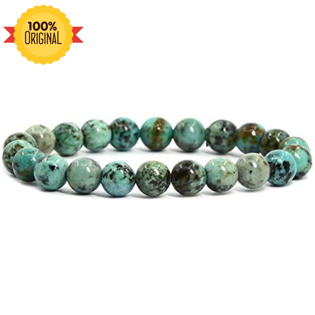 398.png Natural African Turquoise Bracelet - Image 1