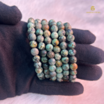 Natural African Turquoise Bracelet - Image 2