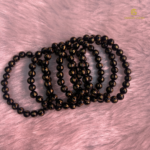 NATURAL OM MANI PADME HUM BLACK ONYX BRACELET - Image 3