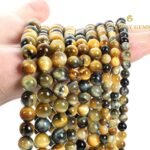Golden Blue Tiger Eye (cats eye) String - Image 2