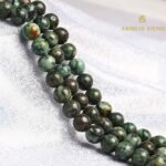 Natural African Turquoise Round Beads String - Image 3