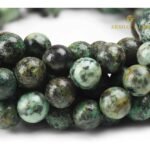 Natural African Turquoise Round Beads String - Image 4