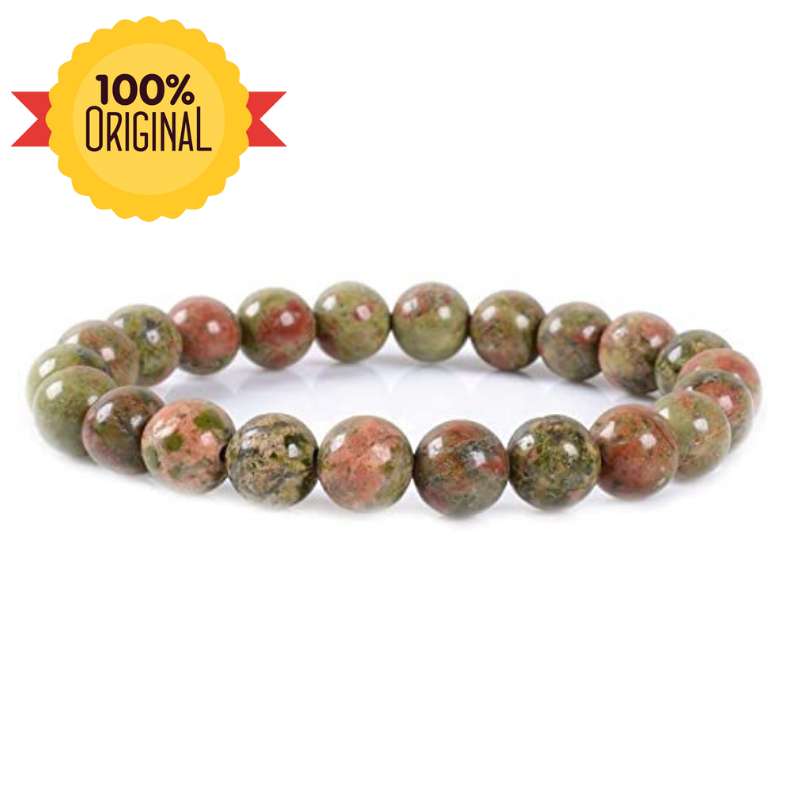 66_c318c0fc-8453-41c2-b22a-4087e687ed7a.png Natural Unakite Bracelet - Image 1