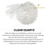 Clear Quartz (Spatik) Mala Necklace 108 Mala Beads, 108 Prayer Beads, Buddhist Meditation Mala - 8mm / With Knot - Image 2