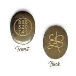 Pyrite Zibu Coin – Pack of 2 Pcs |  Prosperity & Abundance Crystal Talisman - Image 3