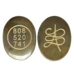 Pyrite Zibu Coin – Pack of 2 Pcs |  Prosperity & Abundance Crystal Talisman