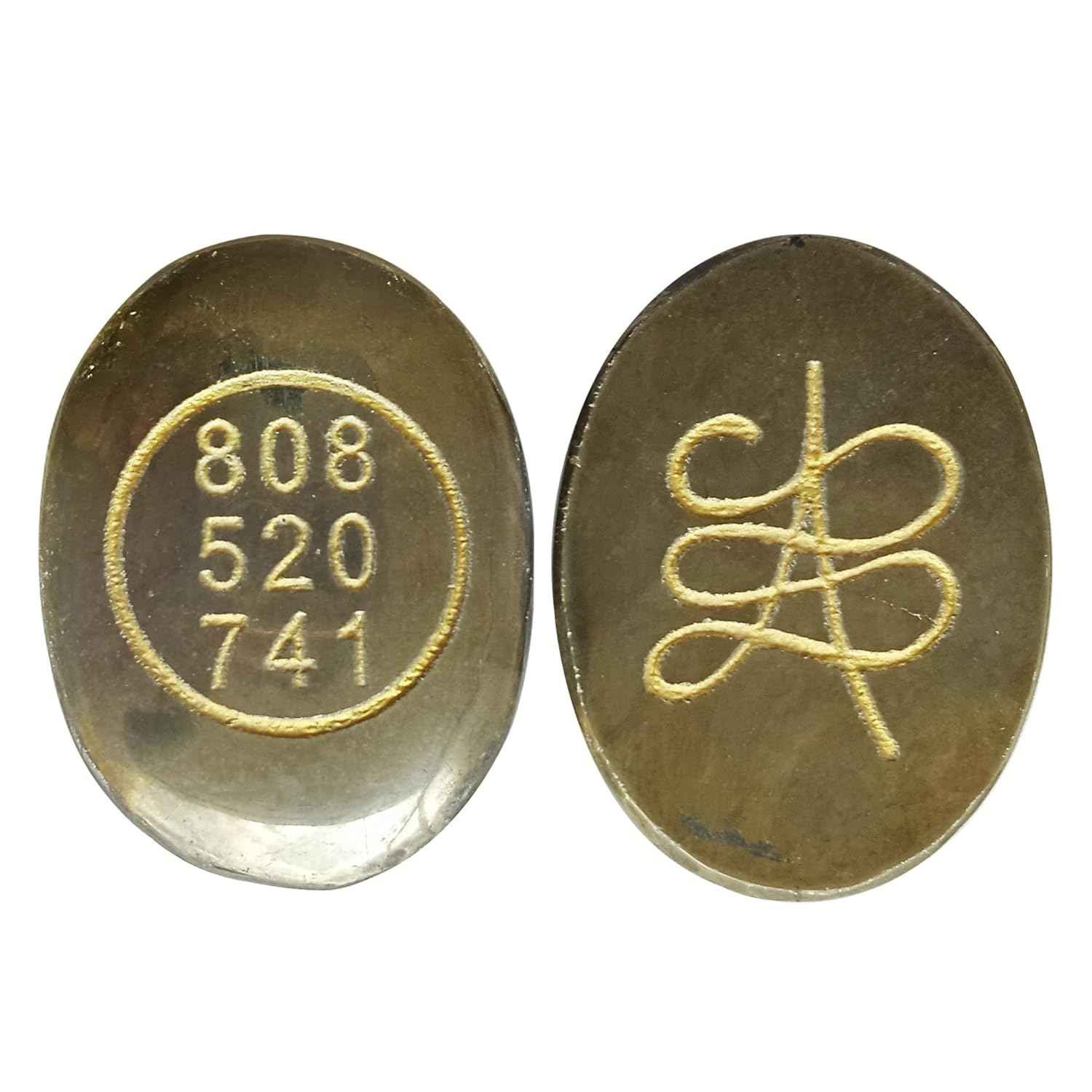71kYxsrvAJL._SL1500.jpg Pyrite Zibu Coin – Pack of 2 Pcs | Prosperity & Abundance Crystal Talisman - Image 1