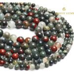 Natural African BloodStone String - Image 6