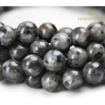 Natural Larvikite Round Beads Healing Gemstone Loose Beads - Image 3