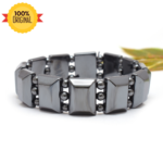 Chunky Rectangular Hematite Bracelet – Grounding Stone Jewelry for Men & Women